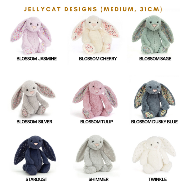 Jellycat Bunny Luxe Comfort Gift Set & Bird's Nest Bundle