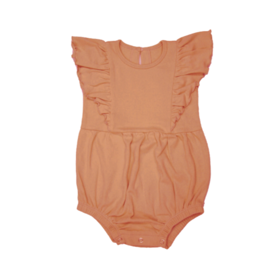 Organic Cotton Ruffle Romper